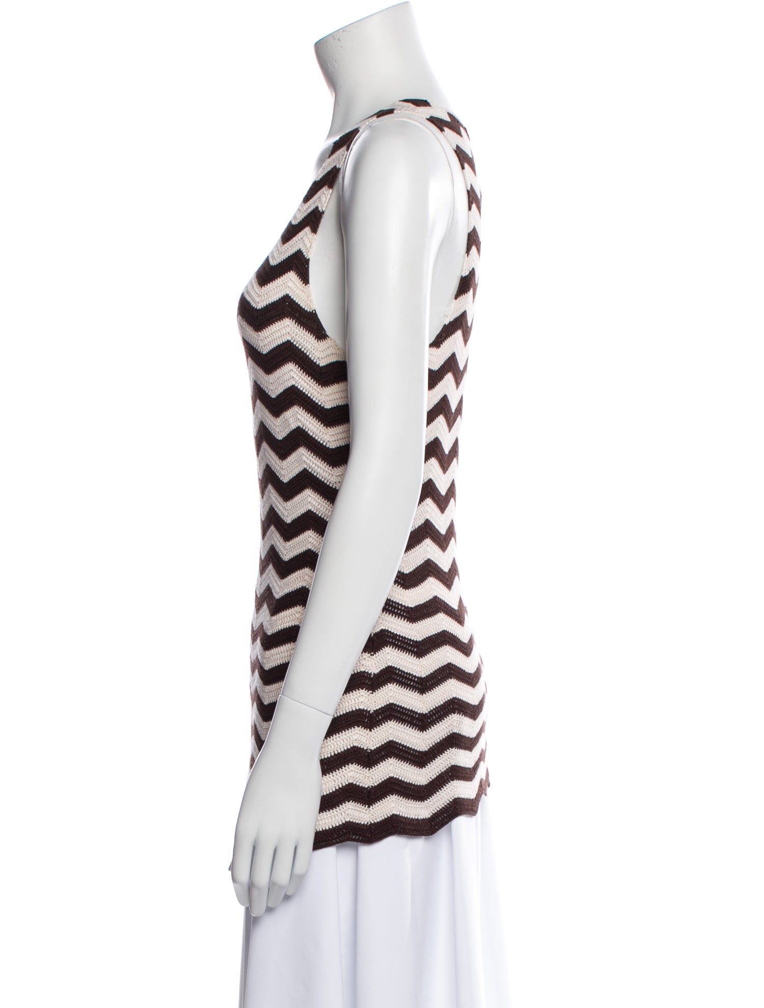 Ralph Lauren Collection Silk Striped Sweater