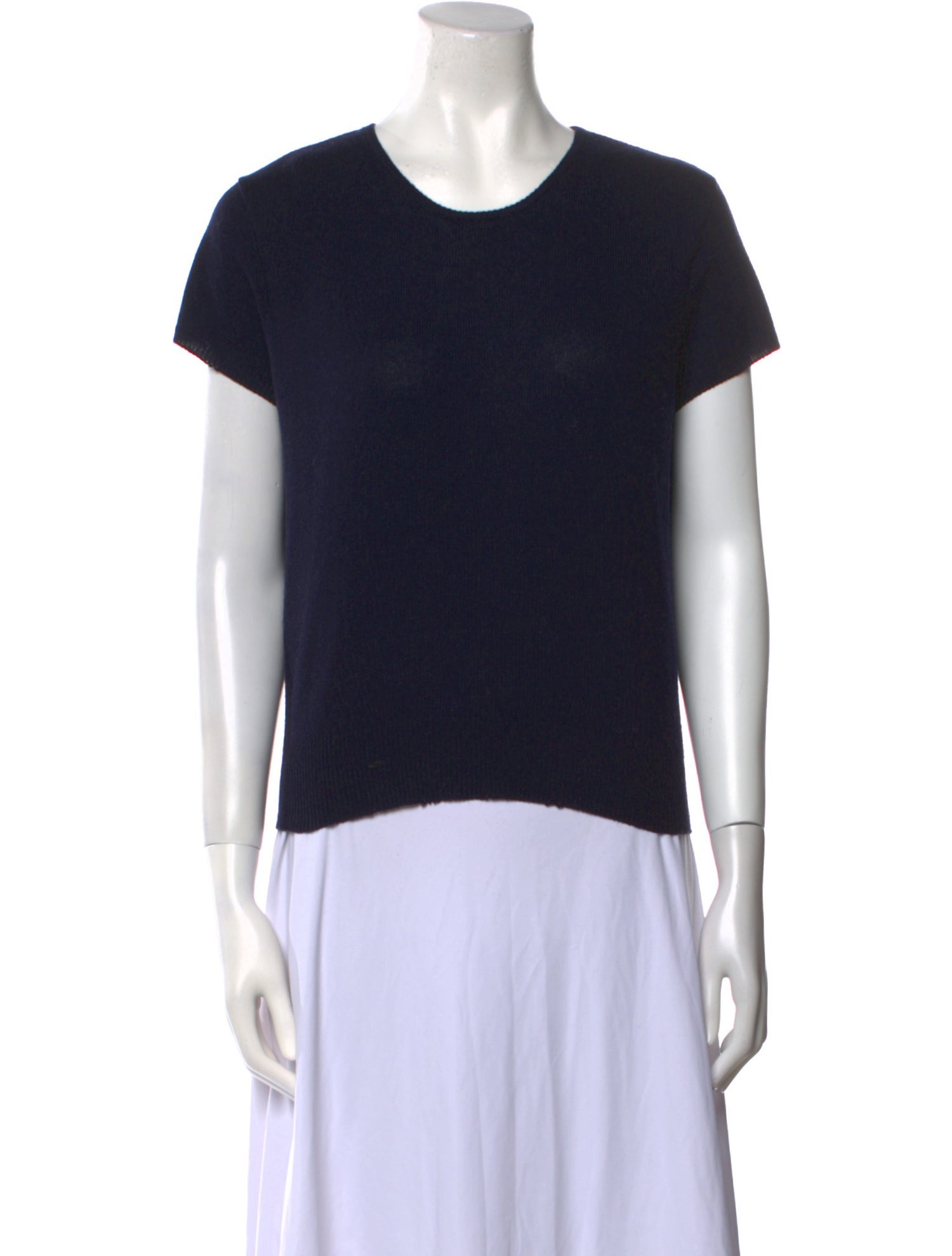 Ralph Lauren Collection Silk Scoop Neck Sweater