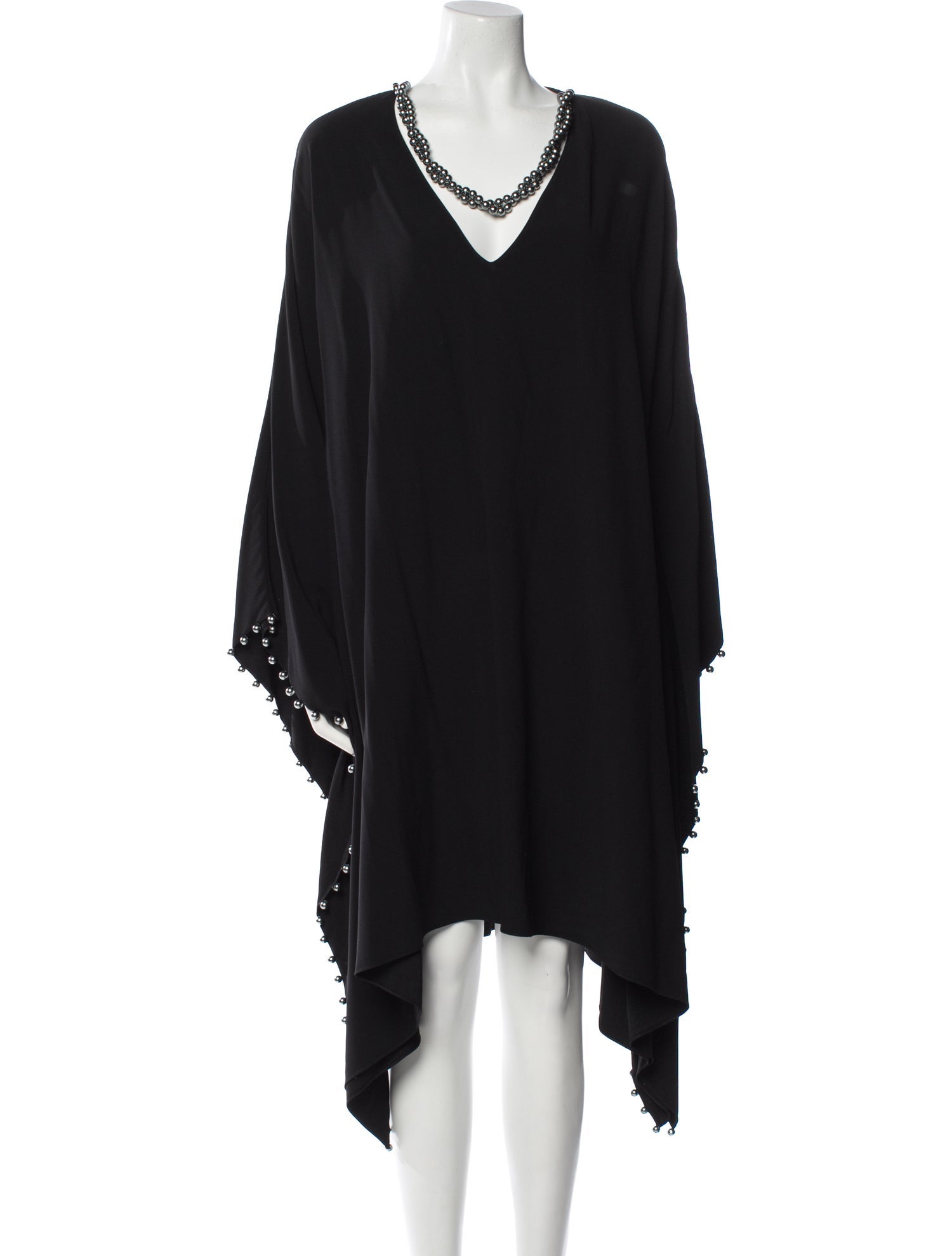 Ralph Lauren Collection V-Neck Midi Length Dress