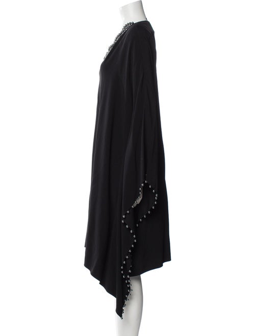 Ralph Lauren Collection V-Neck Midi Length Dress