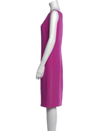 Ralph Lauren Collection Silk Knee-Length Dress