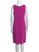 Ralph Lauren Collection Silk Knee-Length Dress