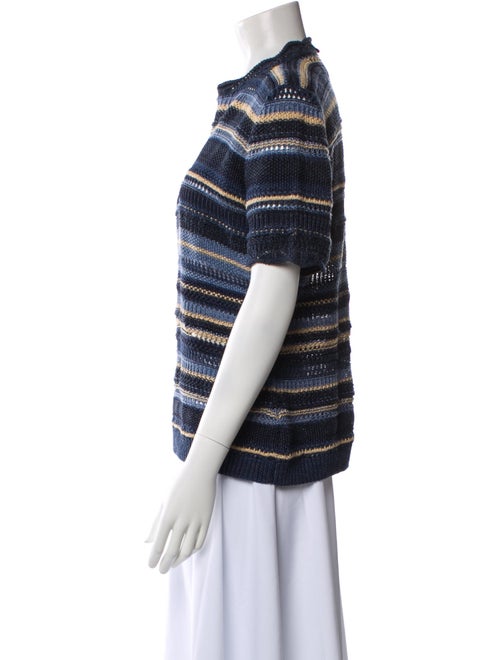 Ralph Lauren Collection Linen Striped Sweater