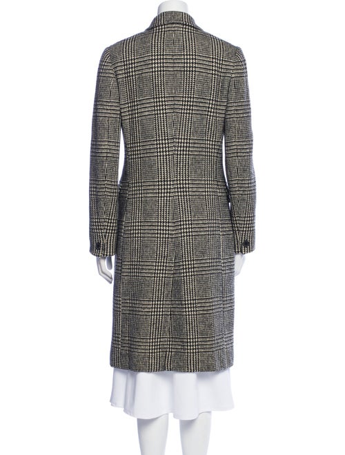 Ralph Lauren Collection Wool Plaid Print Peacoat