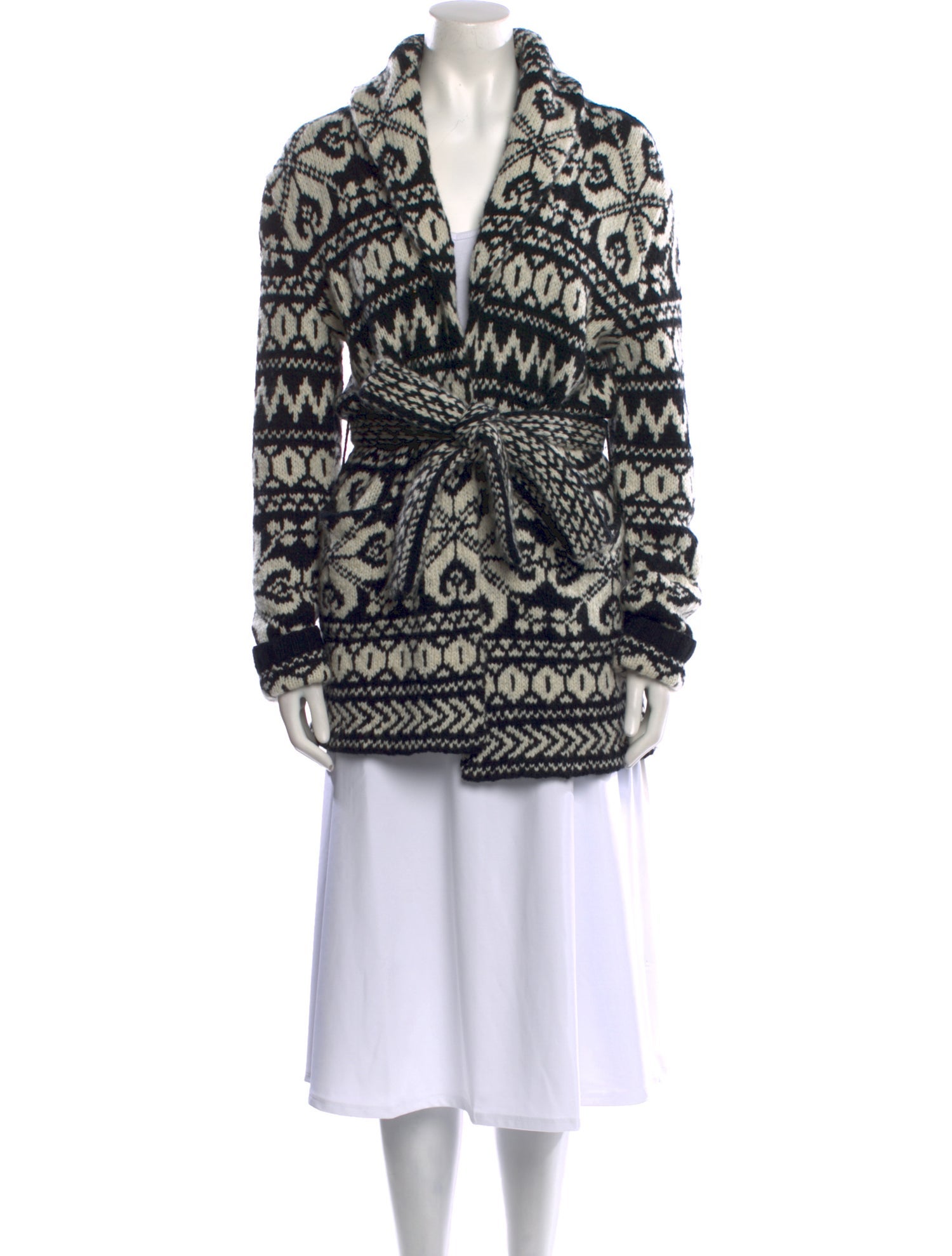 Ralph Lauren Collection Cashmere Printed Sweater w/ Tags