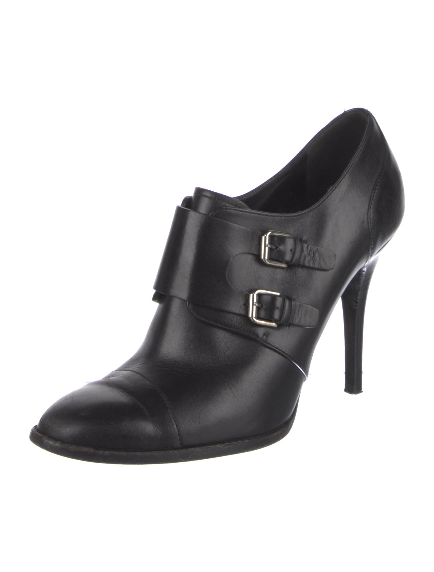 Ralph Lauren Collection Leather Moto Boots