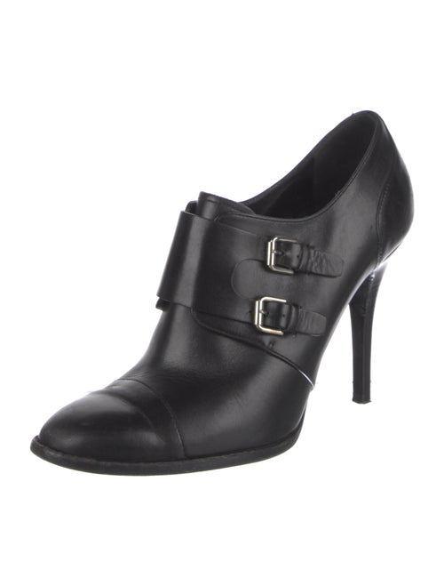 Ralph Lauren Collection Leather Moto Boots