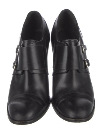 Ralph Lauren Collection Leather Moto Boots