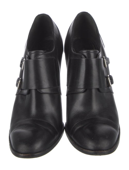 Ralph Lauren Collection Leather Moto Boots