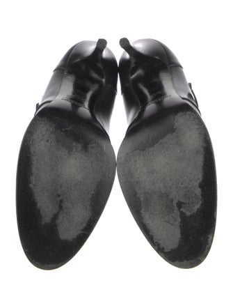 Ralph Lauren Collection Leather Moto Boots