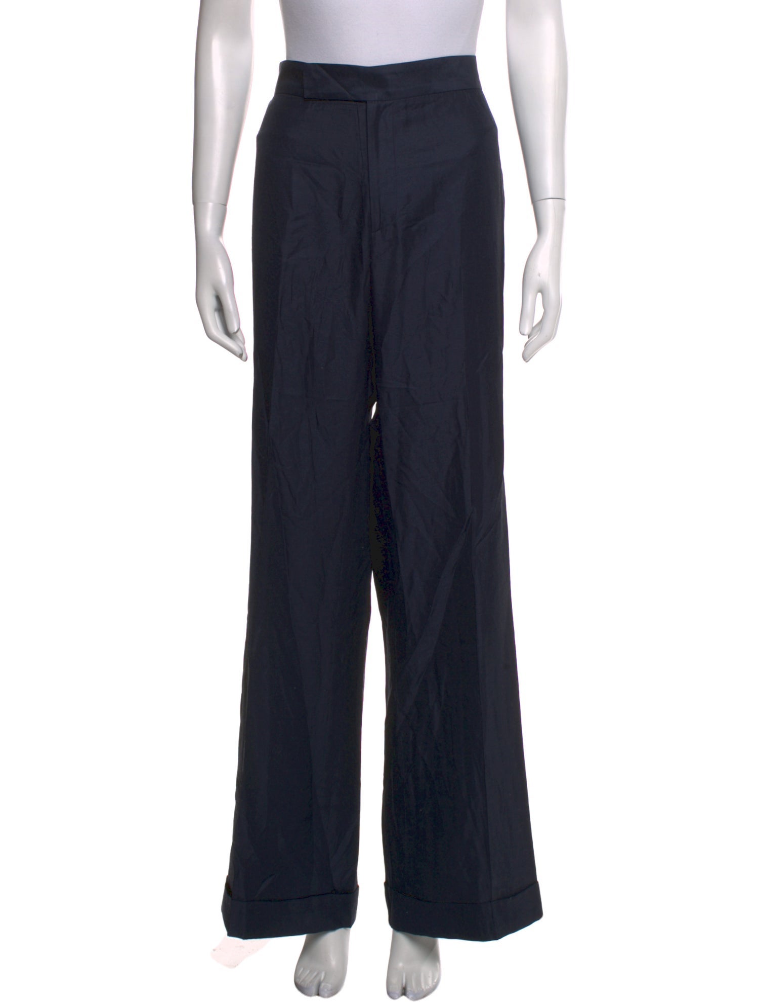 Ralph Lauren Collection Silk Wide Leg Pants