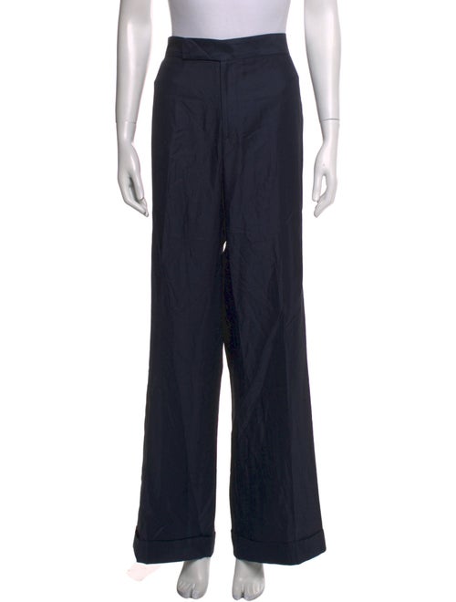 Ralph Lauren Collection Silk Wide Leg Pants