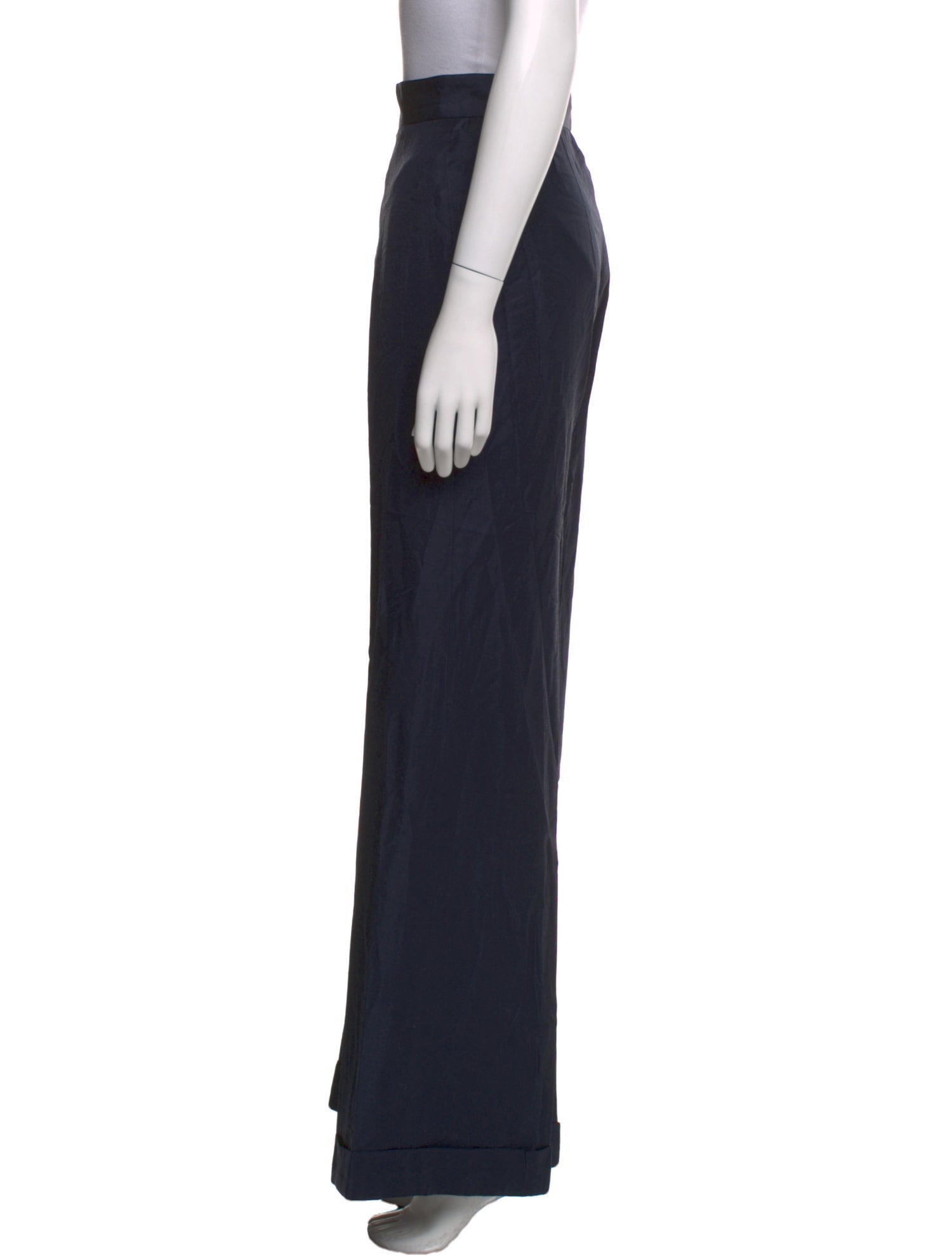 Ralph Lauren Collection Silk Wide Leg Pants