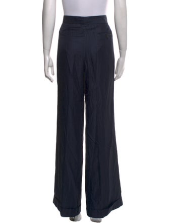 Ralph Lauren Collection Silk Wide Leg Pants