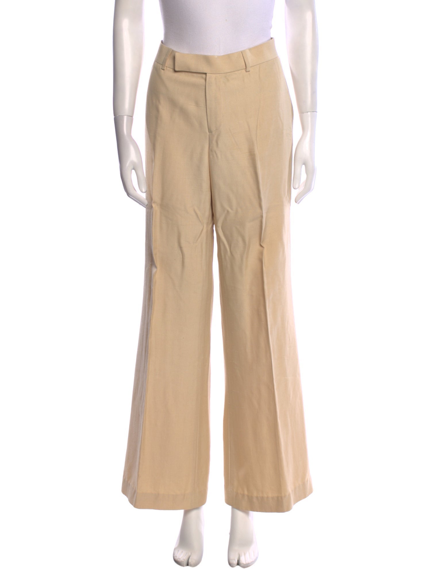 Ralph Lauren Collection Silk Wide Leg Pants