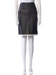 Ralph Lauren Collection Lambskin Knee-Length Skirt
