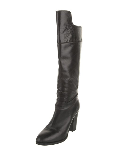 Ralph Lauren Collection Leather Lace-Up Boots