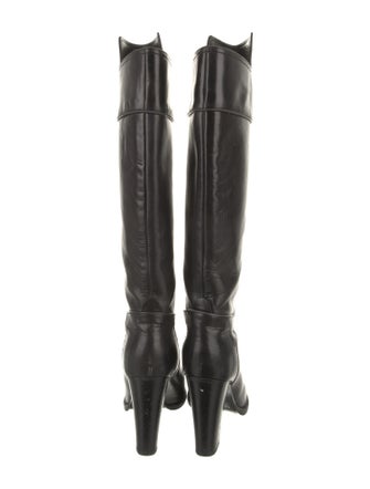 Ralph Lauren Collection Leather Lace-Up Boots