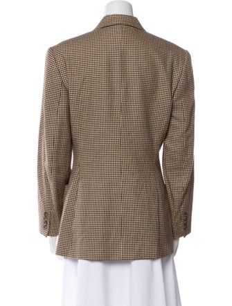 Ralph Lauren Collection Houndstooth Print Blazer
