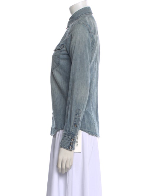 RRL & Co. Long Sleeve Button-Up Top