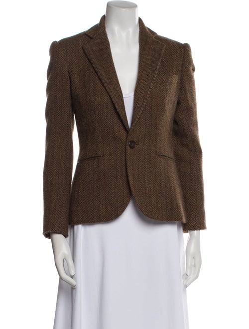 Ralph Lauren Collection Lambswool Printed Blazer