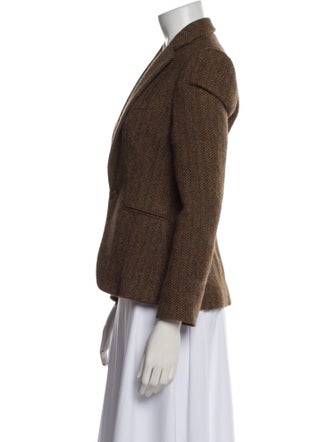 Ralph Lauren Collection Lambswool Printed Blazer