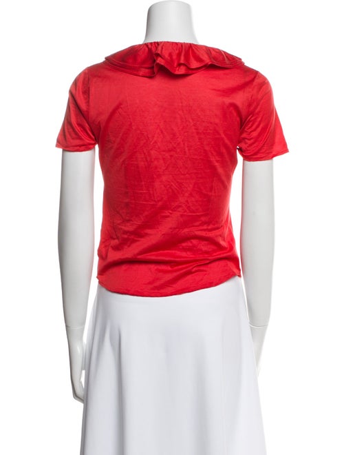 Ralph Lauren Collection V-Neck Short Sleeve Top