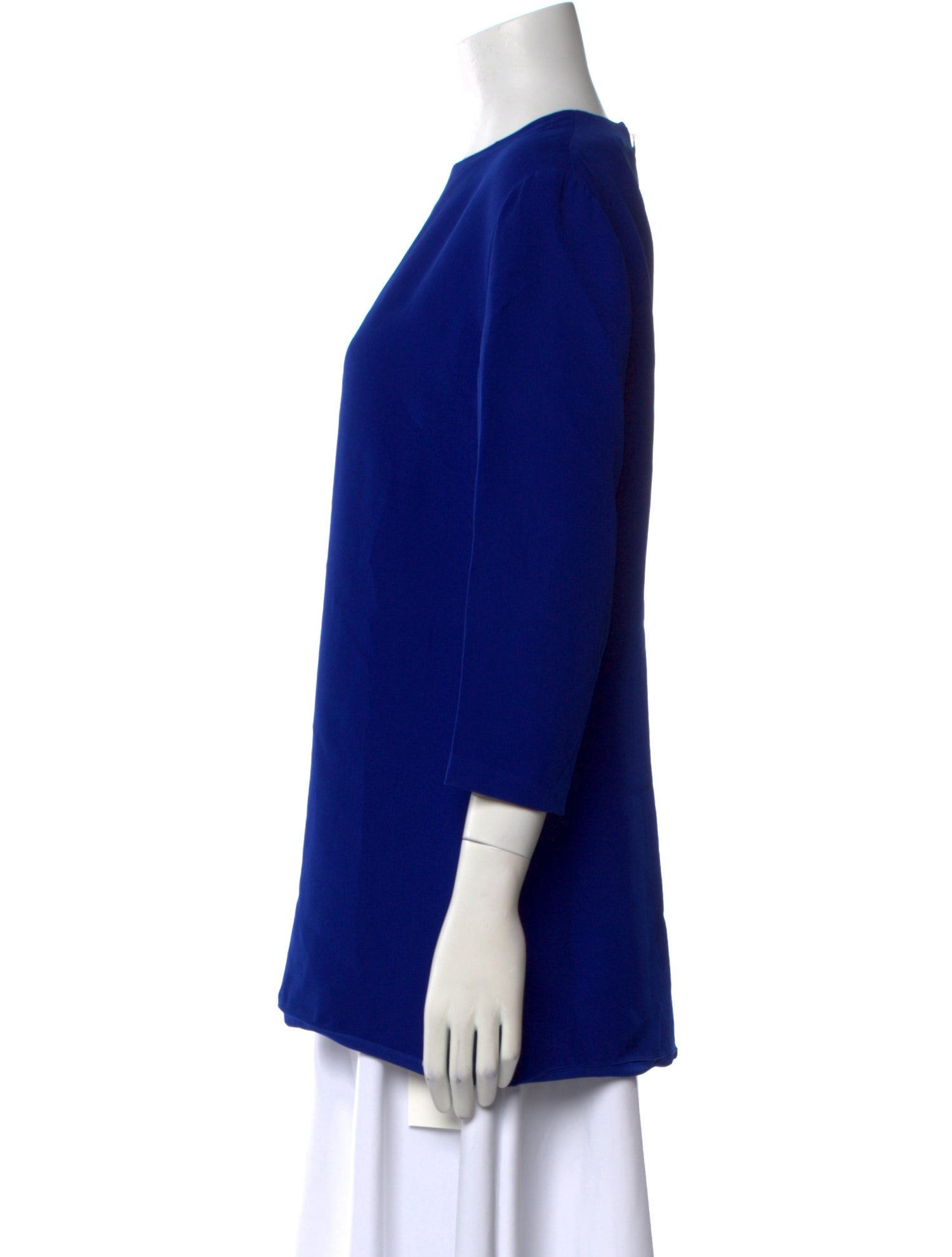 Ralph Lauren Collection Crew Neck Long Sleeve Blouse