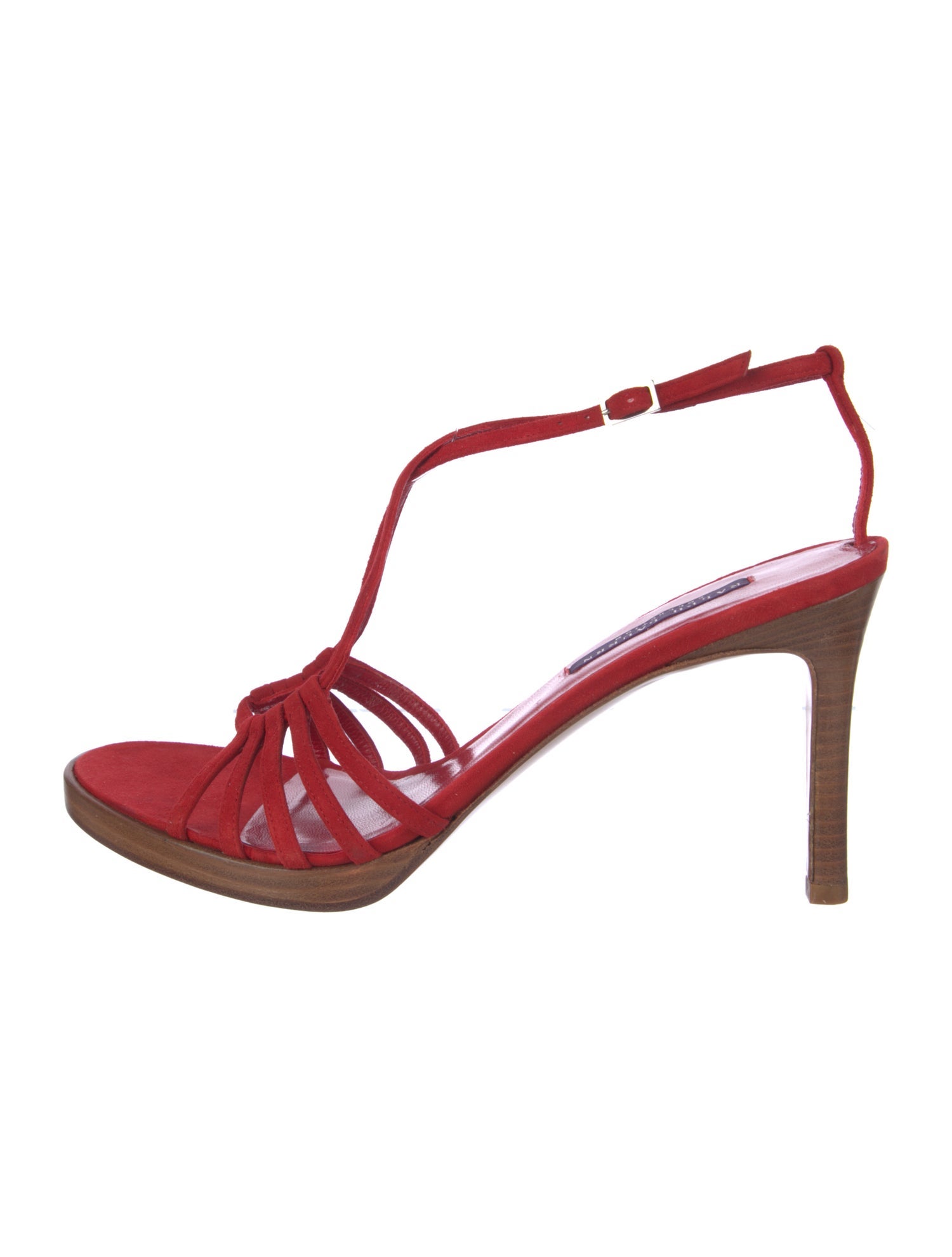 Ralph Lauren Collection Suede Slingback Sandals