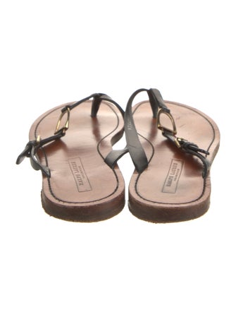Ralph Lauren Collection Leather Slides