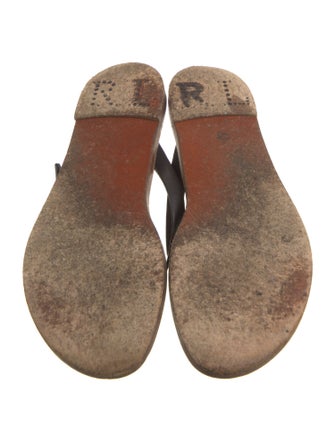 Ralph Lauren Collection Leather Slides