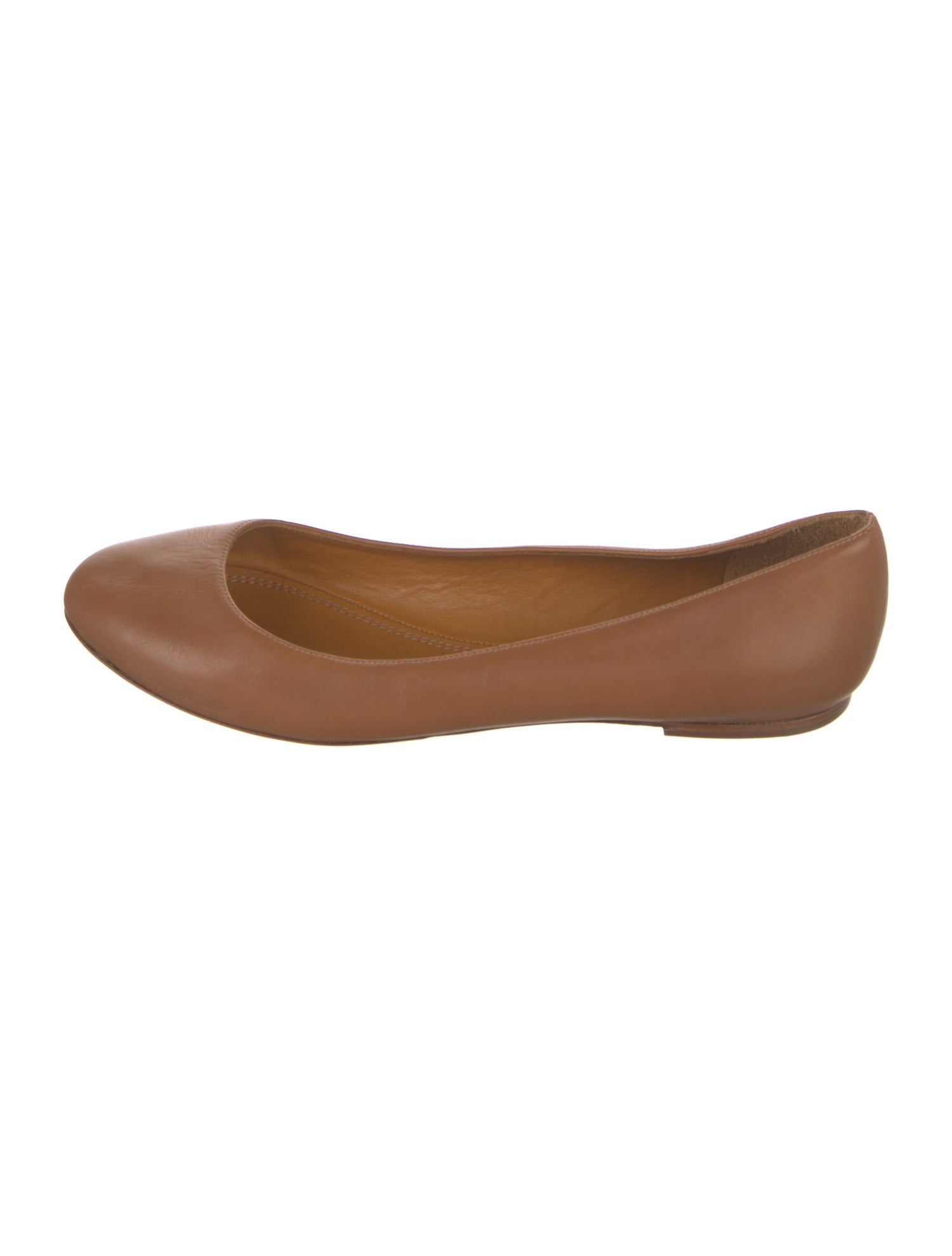 Ralph Lauren Collection Leather Ballet Flats