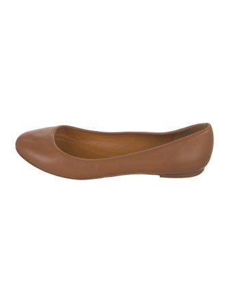 Ralph Lauren Collection Leather Ballet Flats