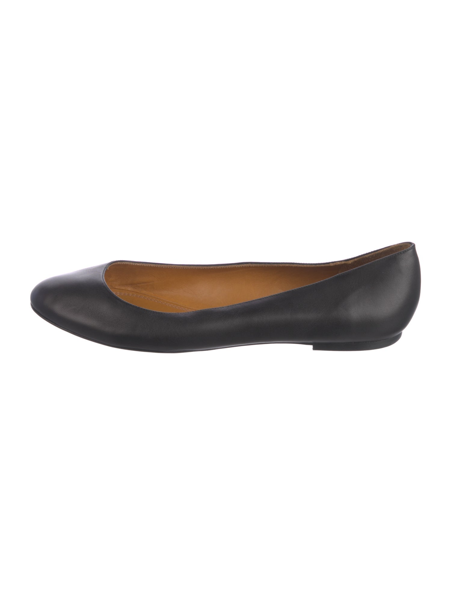 Ralph Lauren Collection Leather Ballet Flats