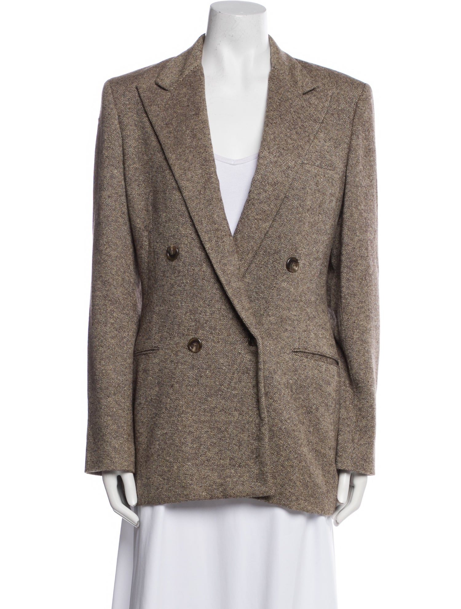 Ralph Lauren Purple Label Alpaca Printed Blazer