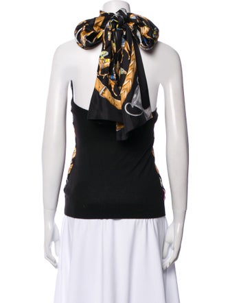 Ralph Lauren Collection Cashmere Printed Top