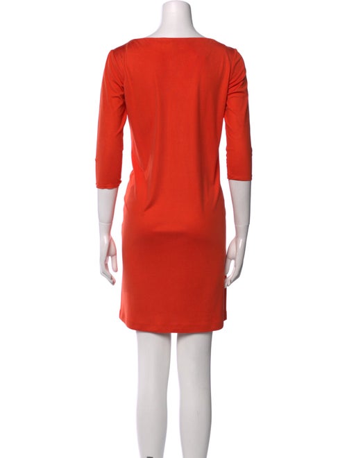 Ralph Lauren Collection Bateau Neckline Mini Dress