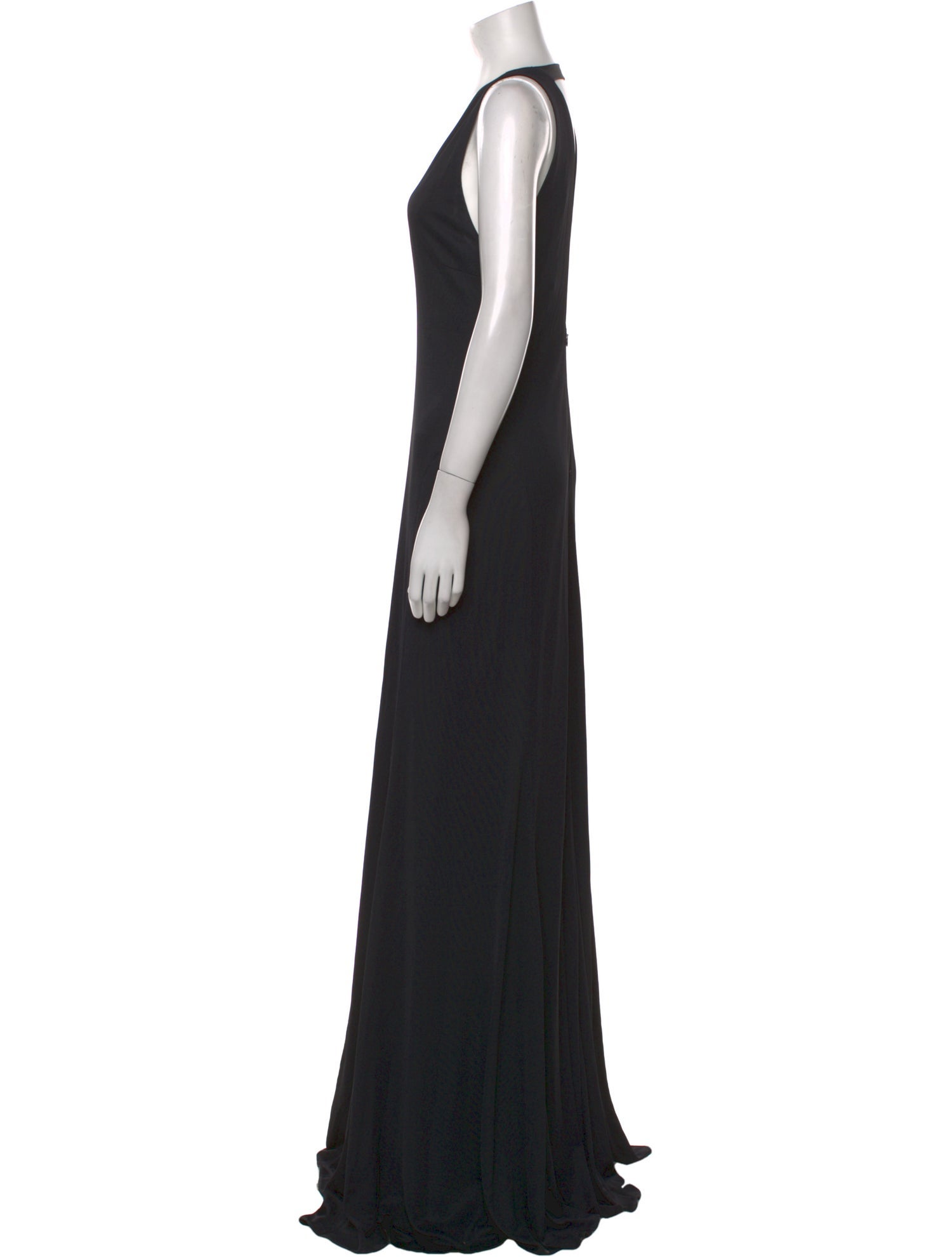 Ralph Lauren Collection V-Neck Long Dress