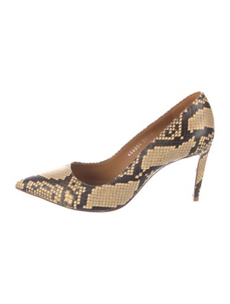 Ralph Lauren Collection Python Animal Print Pumps