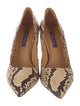 Ralph Lauren Collection Python Animal Print Pumps
