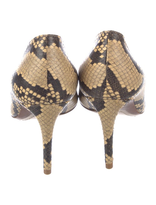 Ralph Lauren Collection Python Animal Print Pumps