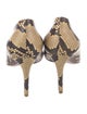 Ralph Lauren Collection Python Animal Print Pumps