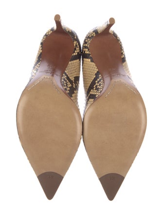 Ralph Lauren Collection Python Animal Print Pumps