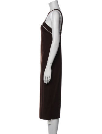 Ralph Lauren Collection Silk Midi Length Dress