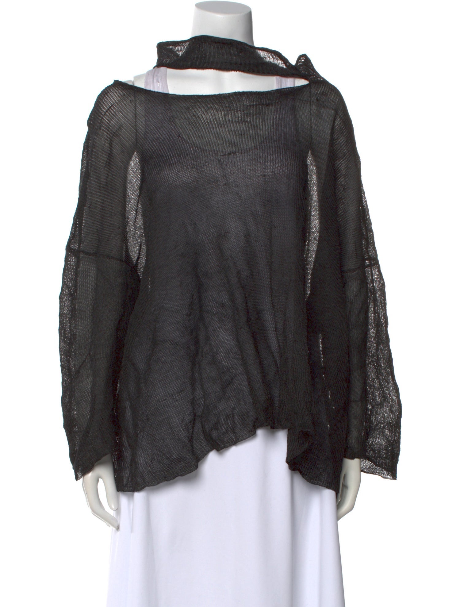 Ralph Lauren Collection Silk Cowl Neck Sweater