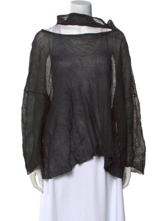 Ralph Lauren Collection Silk Cowl Neck Sweater