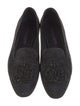 Ralph Lauren Collection Suede Crystal Embellishments Loafers