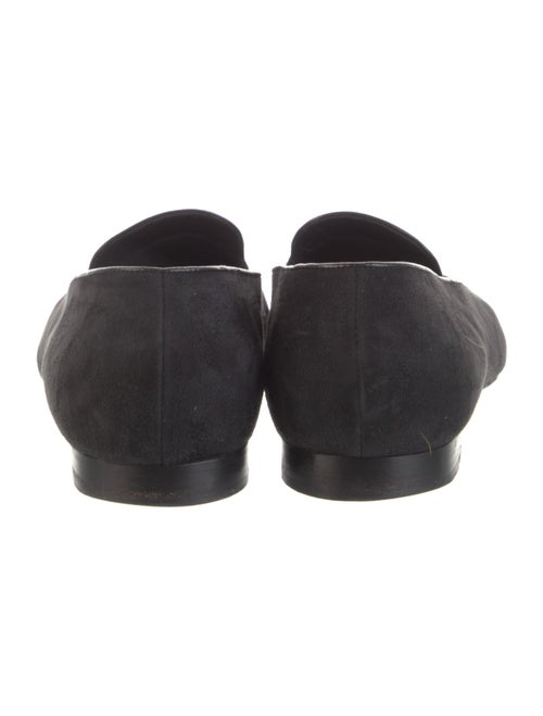 Ralph Lauren Collection Suede Crystal Embellishments Loafers