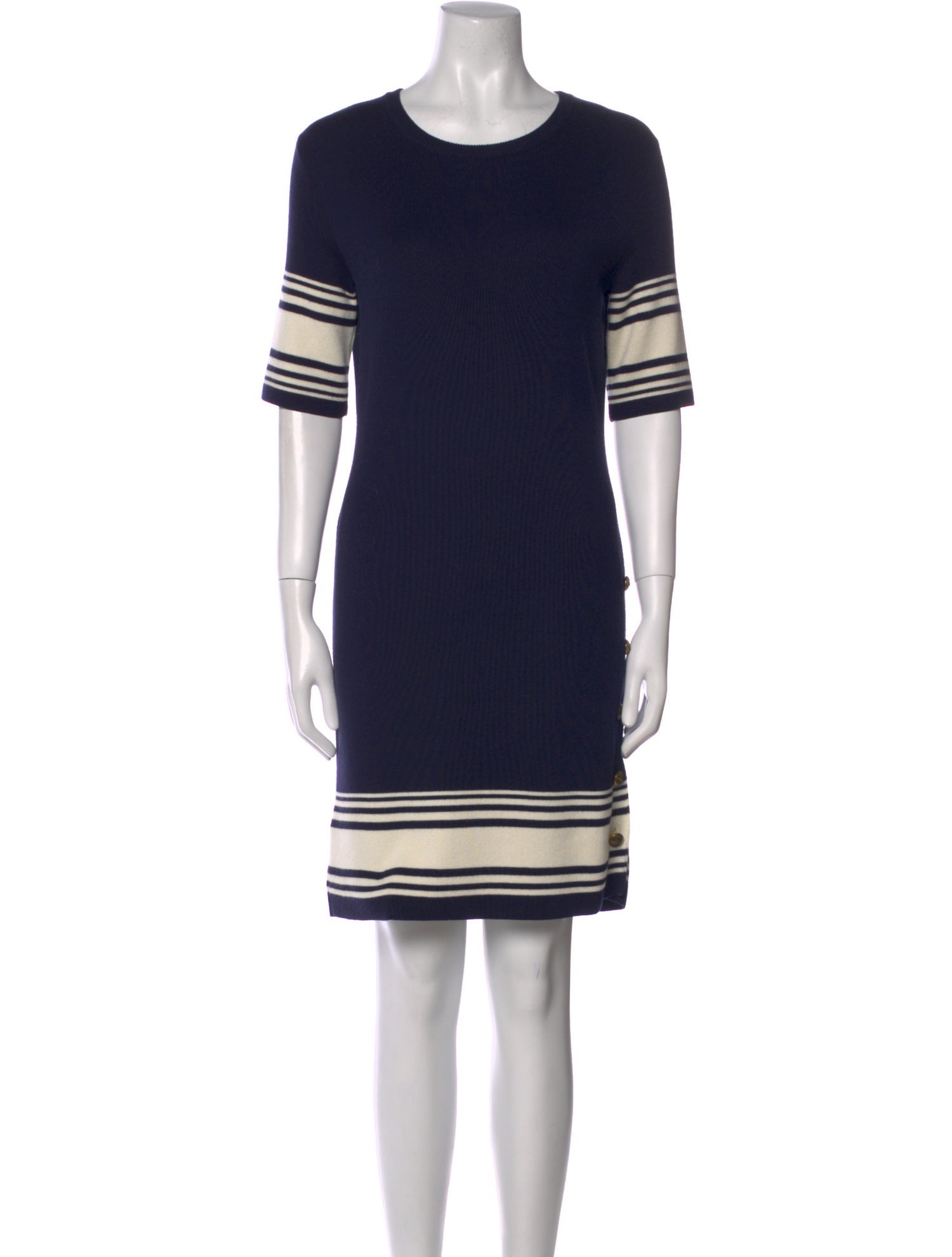 Ralph Lauren Collection Striped Mini Dress