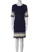 Ralph Lauren Collection Striped Mini Dress